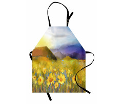 Daisy Blossoming Meadow Apron