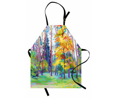 Spring Forest Painting Apron