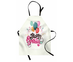 Happy Birthday Party Theme Apron