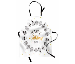 Happy Birthday to You Words Apron