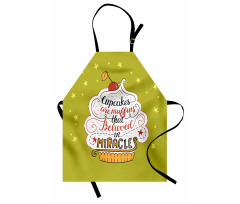 Miracles Lettering Apron