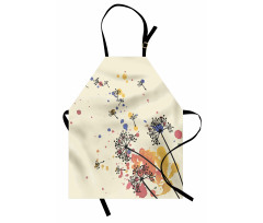 Blowball Seed Color Stain Apron