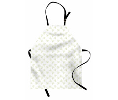 Maidenhair Green Tree Leaves Apron