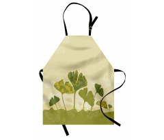 Natural Curved Tree Leaves Apron