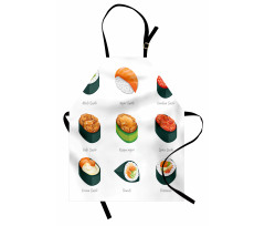 Exotic Japanese Cuisine Apron