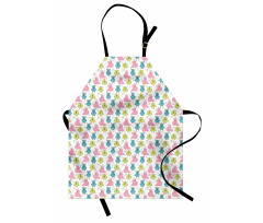 Smiling Characters Apron