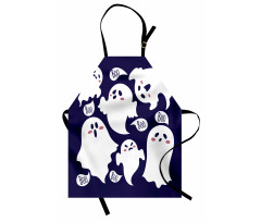 Scary Ghost Characters Boo Apron