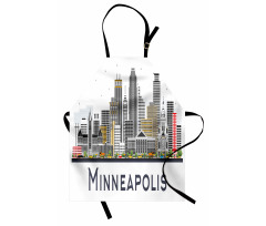 Doodle Minneapolis View Apron