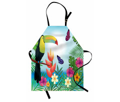 Paradise Flower Blossoms Apron