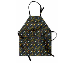 Childish Doodle Blossoms Apron