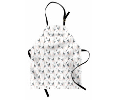 Modern Style Peacock Apron