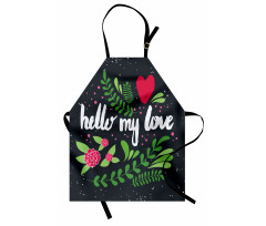 Hello My Love Words Apron