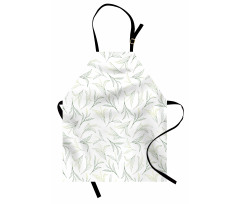 Freshly Picked Tea Leaf Sketch Apron