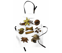 Cinnamon Anise Star Cardamom Apron