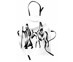 Abstract People Traveling Apron