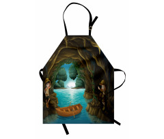 Young Explorers in a Cave Apron