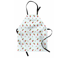 Berry Branch on Soft Tone Apron