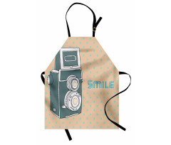 Nostalgic Smile Calligraphy Apron