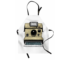 Vintage Polaroid Machine Apron