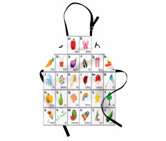 Squares with Letters Kids Apron