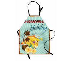 Summer Holiday Calligraphy Apron