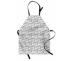 Blossoming Flowers Theme Apron