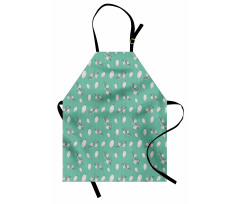 Retro Striped Backdrop Apron