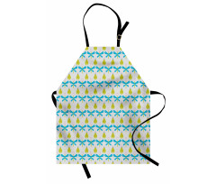 Cartoon Style Bugs Pattern Apron