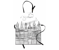 Village Houses Theme Apron