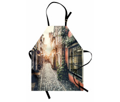 Old Town at Sunset Picture Apron