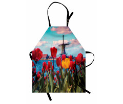 Idyllic Spring Tulips Apron