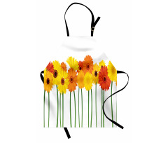 Flowers on Green Stems Apron