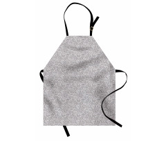 Abstract Curly Waves Ornament Apron