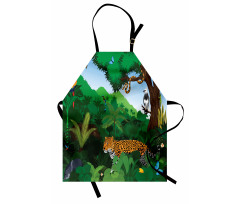 Exotic Birds with Snakes Apron