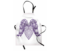 Heart Botany Ornate Apron