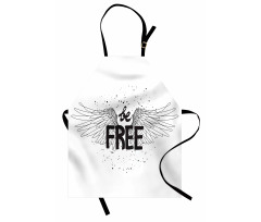 Ink Written Be Free Apron