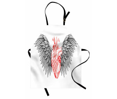 Realist Human Heart Apron