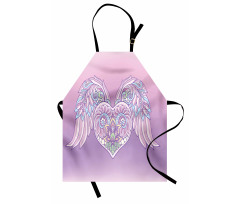 Floral Ornate Heart Apron