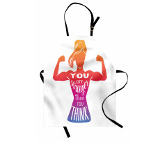 Fitness Strong Woman Apron