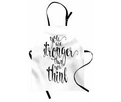 You are Stronger Wisdom Life Apron