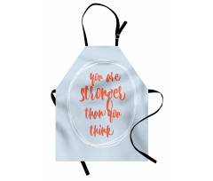 Geometric Circle Wise Words Apron