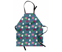 Bloosming Petals and Leaves Apron