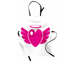 Heart with Wings Eros Romantic Apron