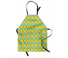 Raining Weather Clouds Art Apron