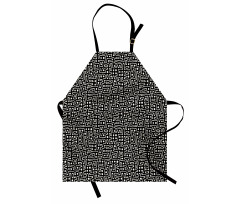 Maze Stripes with Dots Apron