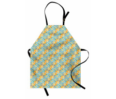 Brush Marks with Stripes Apron