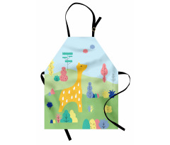 Cartoon Animal in Wildlife Apron