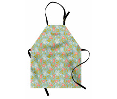 Retro Blossom Rough Rose Apron