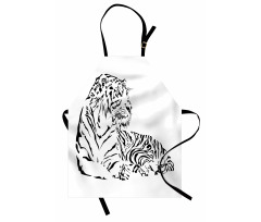 Safari Animal Sitting Apron