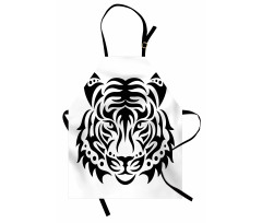 Wild Tiger Head Apron